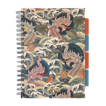 Kołozeszyt STRIGO PADS Project Book B5 kratka Japonia Fale
