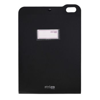 Organizer pionowy Strigo A4 z 5 przekładkami czarny