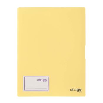 Album ofertowy Strigo A4 40 koszulek żółty