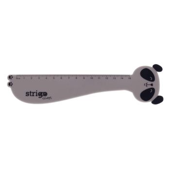 Linijka plastikowa Strigo Panda 15 cm