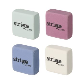 Gumka do ścierania Strigo Kwadraty w 4 kolorach
