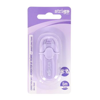 Korektor w taśmie STRIGO mini 5mm x 6m fioletowy