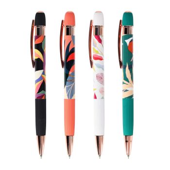 Długopis żelowy automatyczny Strigo Floral
