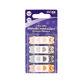 Zakładki indeksujące STRIGO 44x15 Pieski, 80 kartek