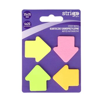 Karteczki samoprzylepne Strigo Strzałki 80 kartek