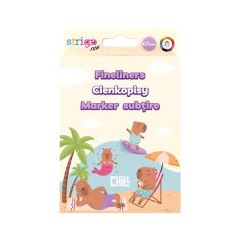 Cienkopisy Skateliner Strigo 0,7mm z serii Kapibara