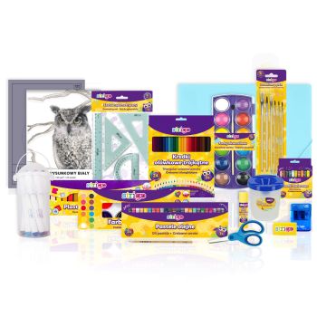 Zestaw Szkolny Strigo - 18 elementów